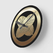 horloge de la famille asano kamon (Angle)