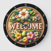 Horloge de la ferme de bienvenue de la corde Lily (Recto)