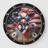 Horloge de la fête de la vache patriotique (Recto)