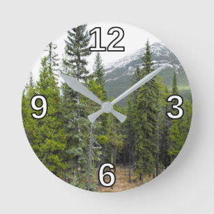 Horloge de la forêt et de la montagne