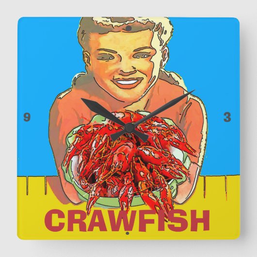 Horloge De La Gale De Poisson-Crawfish (Recto)