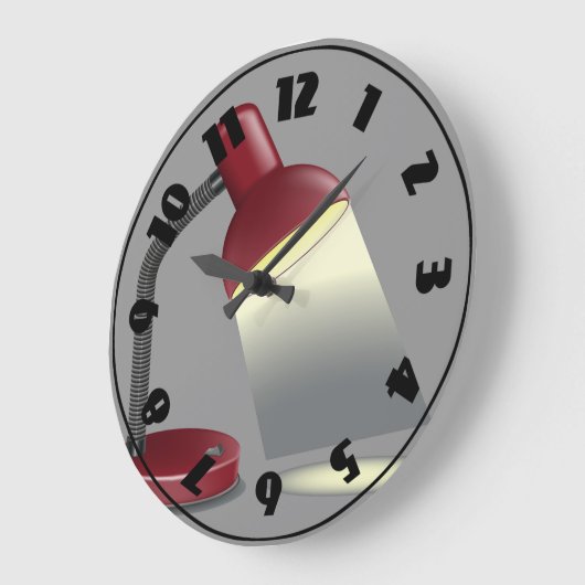 Horloge de la lampe de table (Angle)