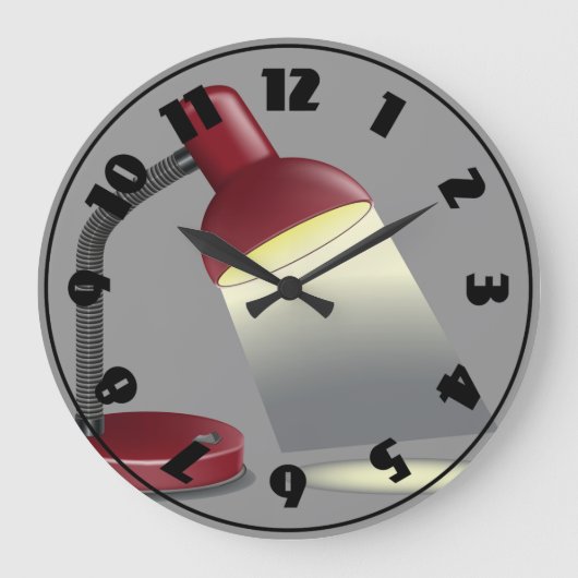 Horloge de la lampe de table (Recto)