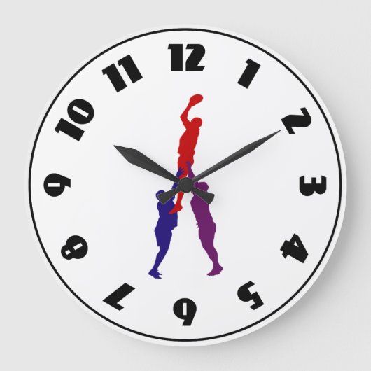 Horloge de la ligne de rugby (Recto)