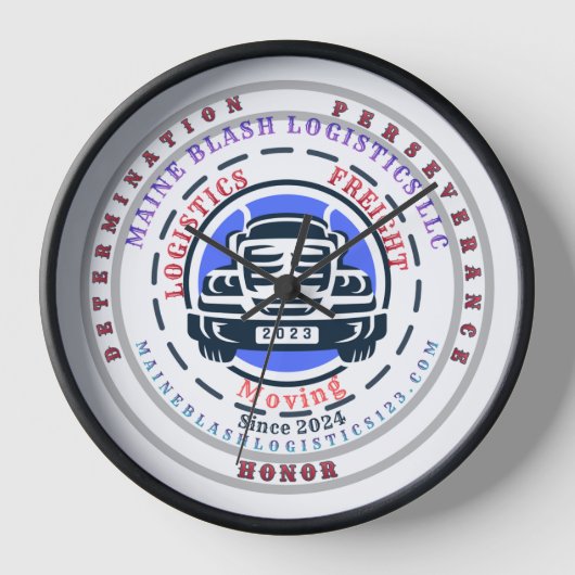 HORLOGE DE LA LOGISTIQUE DU BLASH MAINE (Recto)