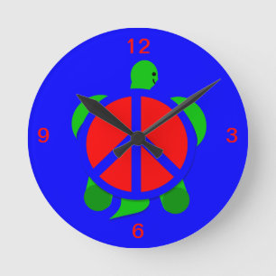 Horloge de la paix de la tortue