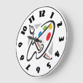 Horloge de la palette des peintres (Angle)