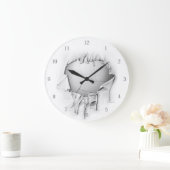 Horloge de la paroi blanche du volley-ball (Maison)