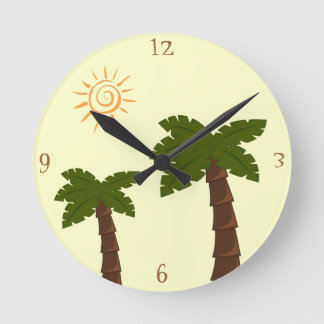 Horloge de la paroi de la paume