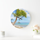 Horloge de la plage de Palm Tree (Maison)