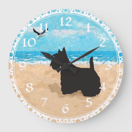 Horloge de la plage du Terrier Écossais (Recto)
