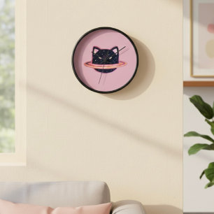 Horloge de la planète chat