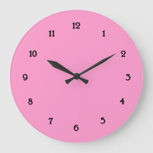 Horloge de la princesse rose et noire