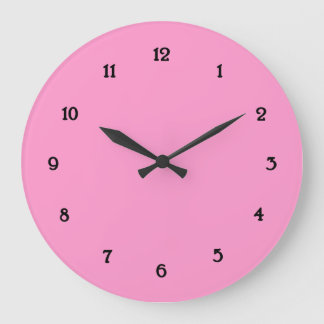 Horloge de la princesse rose et noire