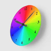 Horloge de la roue couleur (Angle)