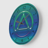 Horloge de la sobriété de récupération (Angle)