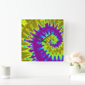 Horloge de la teinture à tarte pourpre et dorée (Maison)