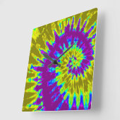 Horloge de la teinture à tarte pourpre et dorée (Angle)