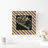 Horloge de la typographie du masque de gardien de (Maison)