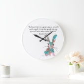 Horloge de lapin d'aquarelle Beatrix Potier (Maison)