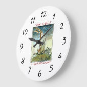 Horloge de lapin Velveteen (Angle)