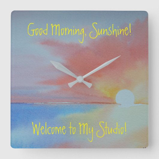 Horloge de l'aquarelle (Recto)