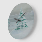 horloge de l'arbre à neige (Angle)