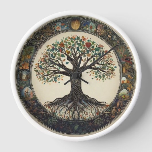 Horloge de l'Arbre de Vie (Recto)