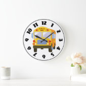 Horloge de l'autobus scolaire jaune (Maison)