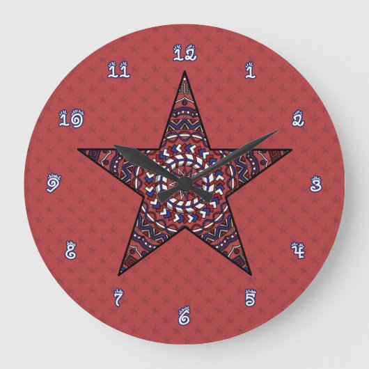 Horloge de l'Étoile d'indépendance (Recto)