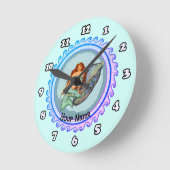 Horloge de leure de poisson de sirène (Angle)