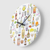 Horloge de l'heure du cocktail (Angle)