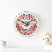 Horloge de logo de Consolidated Airlines (LRG ou S (Maison)