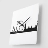 Horloge de Londres de noir et de blanc d'image (Angle)