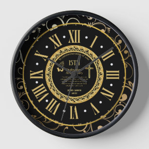 Horloge de l'ordre de l'anniversaire du prêtre per