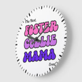Horloge de maman Collie de foster (Angle)