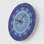 Horloge de mandala de l'eau (Angle)