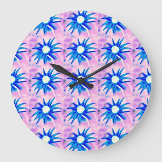 horloge de marguerites bleues (Recto)