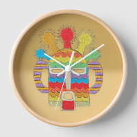 Horloge de Masque Diablo Huma - Fade de blé