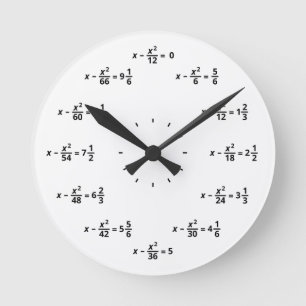 Horloge de maths