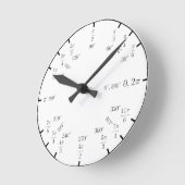 Horloge de maths de triglycéride (Angle)