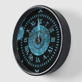 Horloge de Minuit Bleu Clair (Angle)