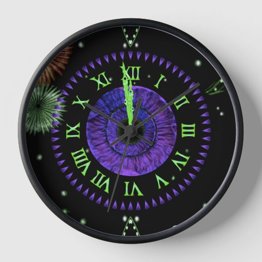 Horloge de minuit violette (Recto)