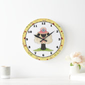 Horloge de moutons de bande dessinée (Maison)