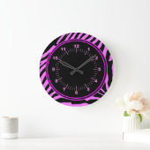 Horloge de Mur Zèbre Rose (Maison)
