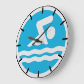 Horloge de natation pour le bureau de l'entraîneur (Angle)
