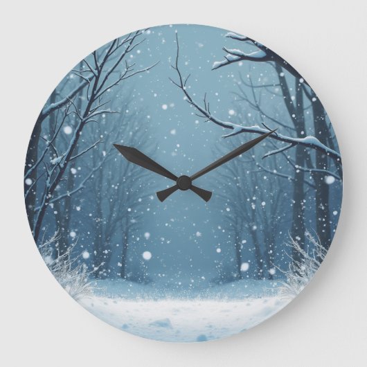 horloge de neige (Recto)