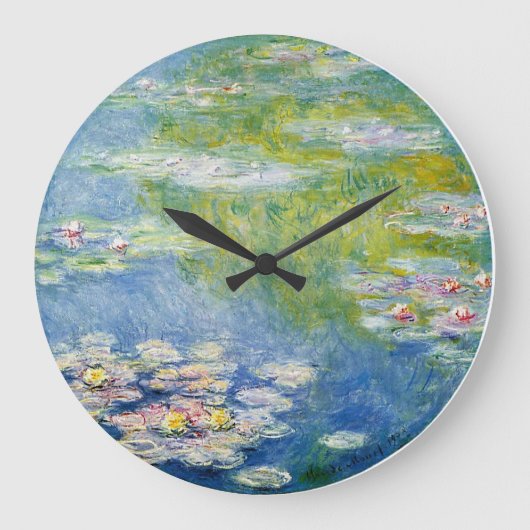 Horloge de nénuphar de Monet innombrable (Recto)