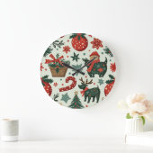 horloge de noël (Maison)