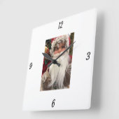 HORLOGE DE NOËL "AWESOME PÈRE NOËL" (Angle)